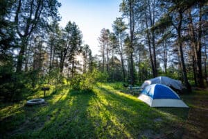 alpine lodge tent camping